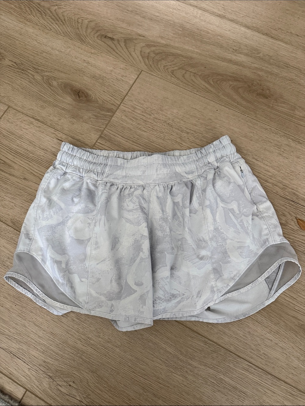 Women’s Light Gray Athletic Shorts